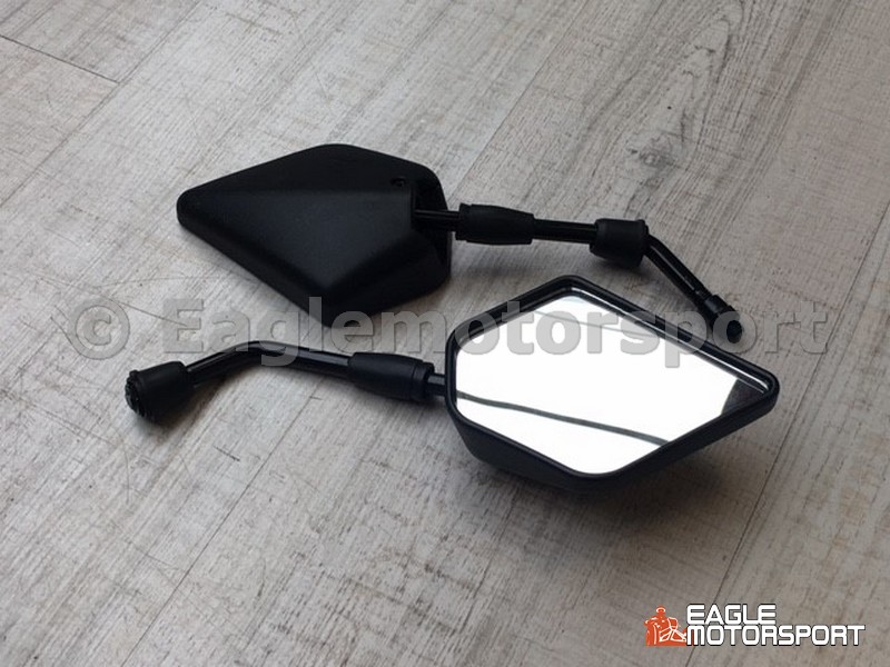 Spiegel set Zwart (Origineel EGL Madmax)